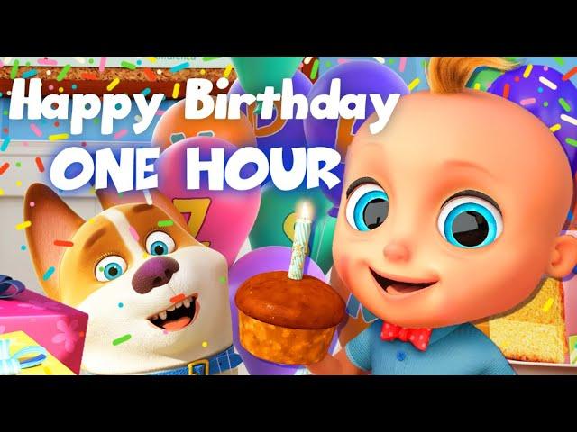 Happy Birthday To You 1 Hour | One Hour Happy Birthday Song