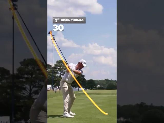 Power Hitter Justin Thomas Amazing Swing Motion & Slow Motion 2024