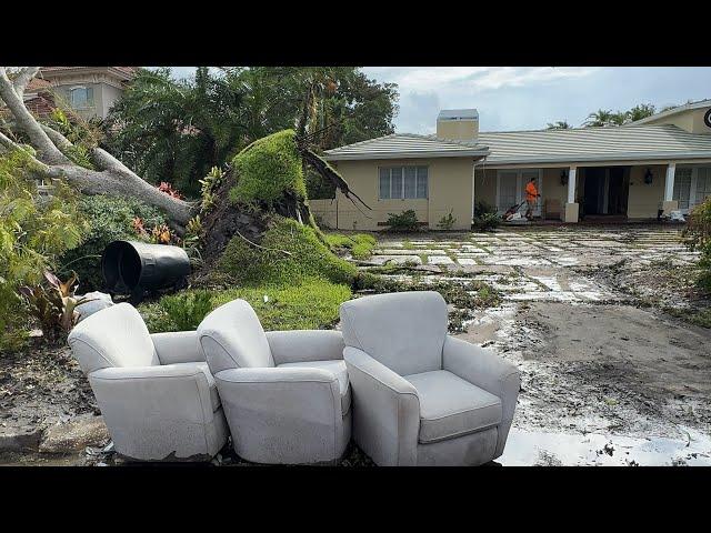 St.Petersburg, Florida Hurricane Helene Aftermath