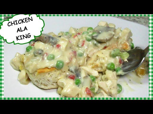 CLASSIC CHICKEN A LA KING | TESS COOKS 4U | TASTY CHICKEN ALA KING RECIPE