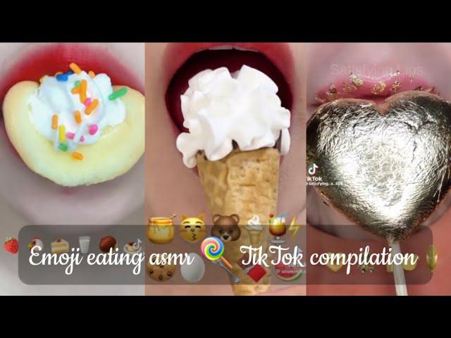 Emoji eating asmr  TikTok compilation