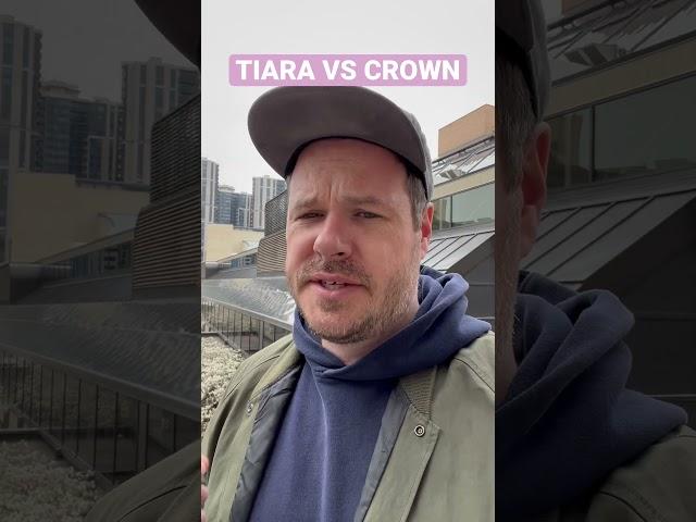 Tiara vs crown #funny #joke #girldad #dadjoke #parenting #tiaras #crown