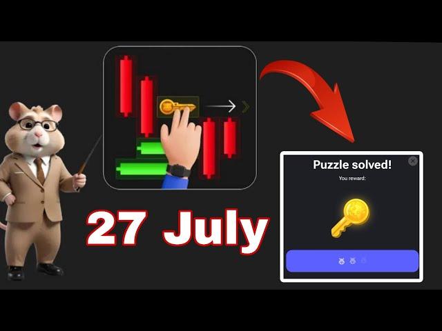 27 July Hamster Kombat Mini Game Puzzle Solution | How To Solve Hamster Kombat Mini Game