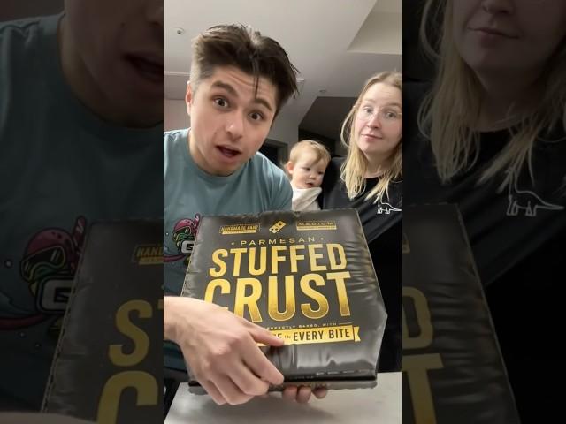 Trying Domino’s NEW Parmesan Stuffed Crust Pizza! 