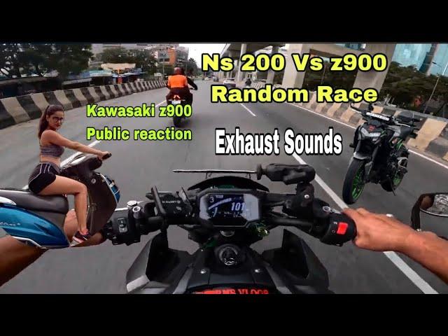 Public reactions on kawasaki z900 / Kawasaki z900 exhaust sound  #z900reaction