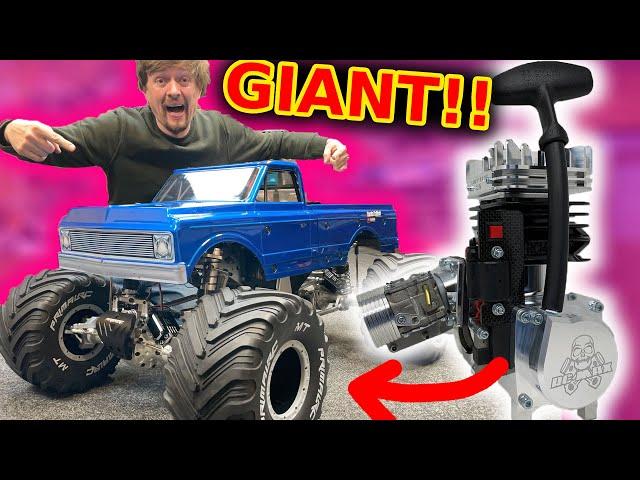 Worlds Biggest RC Car gets Biggest Engine (6x power)