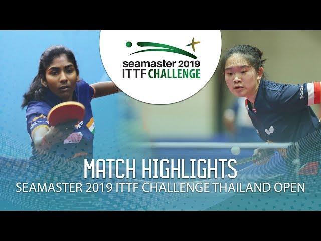 Selvakumar Selena vs Hsieh Tia Lynn | 2019 ITTF Challenge Thailand Open (Group)