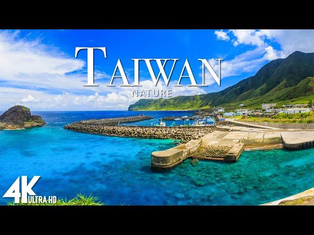 FLYING OVER TAIWAN (4K UHD) - Relaxing Music Along With Beautiful Nature Videos - 4K Video Ultra HD