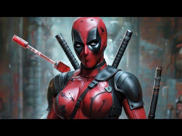 Lady Deadpool Massive Muscle Growth |The Syring part 2 .