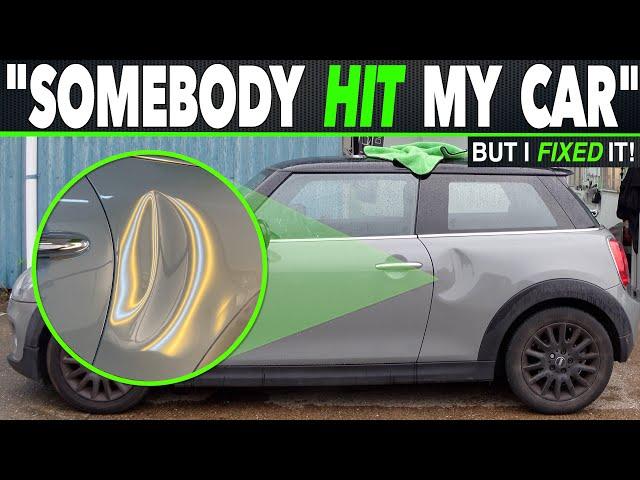 The Way I Repair A BIG Dent With Paintless Dent Removal | PDR