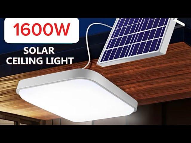 Unboxing Indoor 1600W Solar Ceiling Light