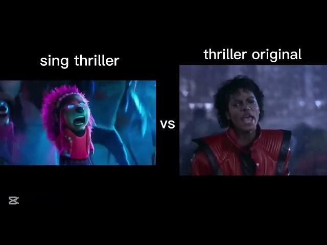 sing thriller vs Michael Jackson thriller original