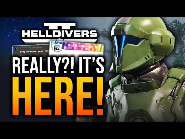 Helldivers 2 - Devs Got BIG News! Armor & Collabs!