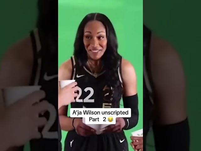 Can listen to A’ja Wilson all day  (via @WNBA, @Las Vegas Aces) #shorts