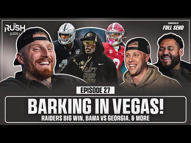 Week 4 Recap, Barking in Vegas, and Alabama vs. Georgia! | The Rush with Maxx Crosby