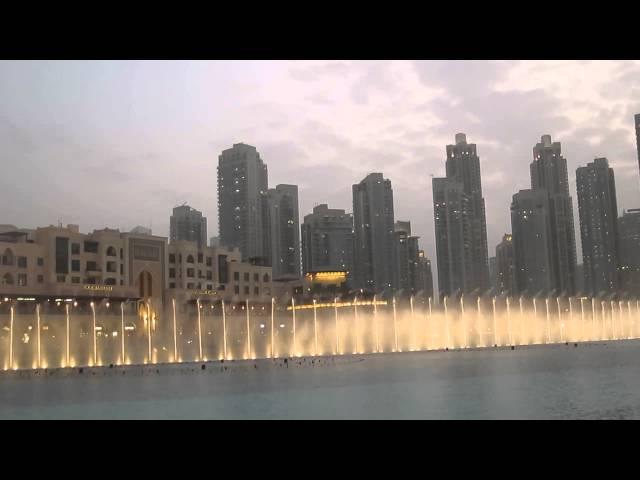 The Dubai Fountain 2015 HD - Dancing Fountain Water Show