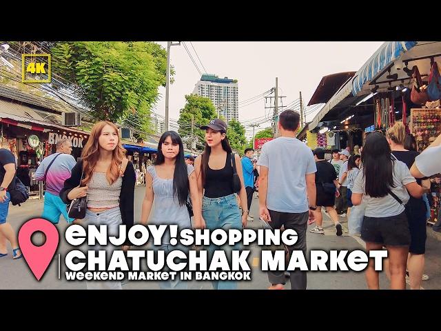 Enjoy shopping! Chatuchak Weekend market ,  Best visited Market in BANGKOK!(JULY 2024)