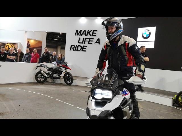 2019 BMW R1250GS Rallye Offroad Demo @ Motorcycle Live 2018