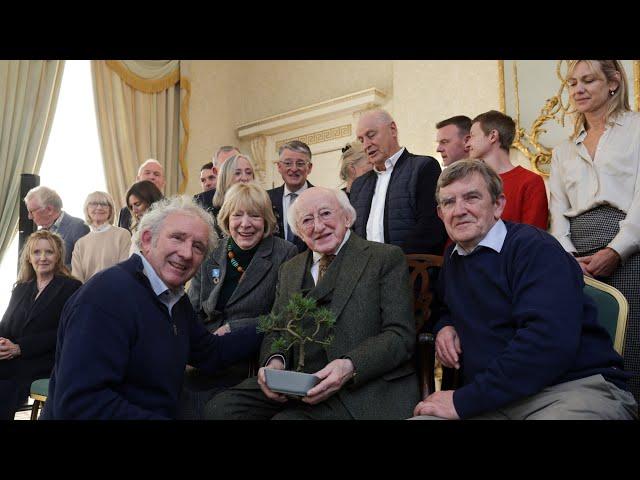 President and Sabina Higgins host the planting of ‘The One Hundred Million Trees Project’