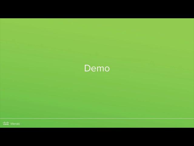 Cisco Meraki Webinar: Introduction to cloud-managed wireless