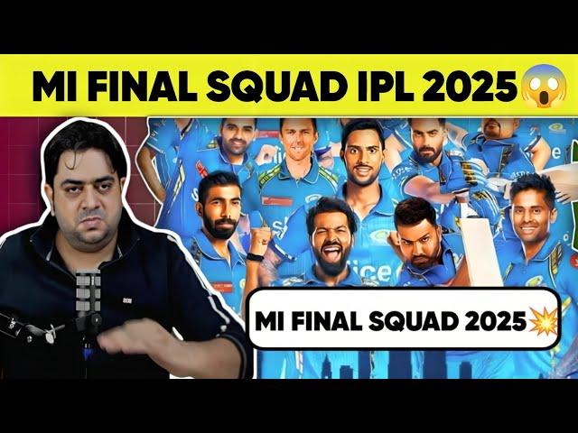 Mumbai Indians Squad in ipl 2025 Ipl auction 2025 Mi will play finals? Credit -: @ABCricinfo