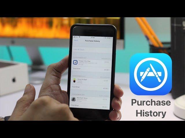 How To View App Store Purchase History On iOS