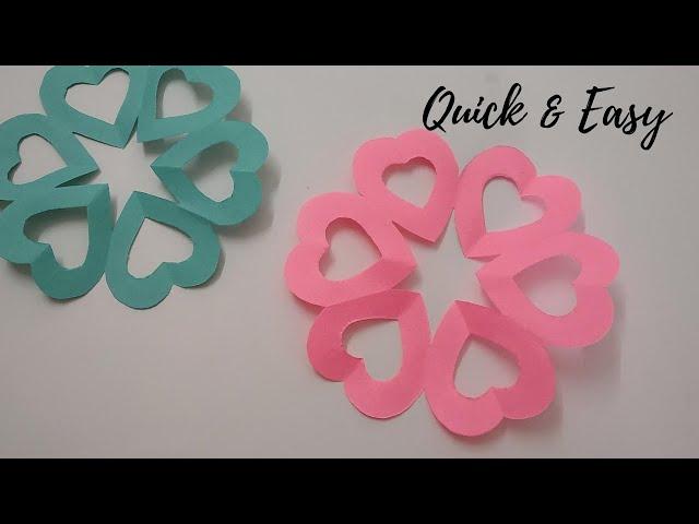 Paper Heart Design | DIY | Paper Craft | 3D Heart | Paper Cutting