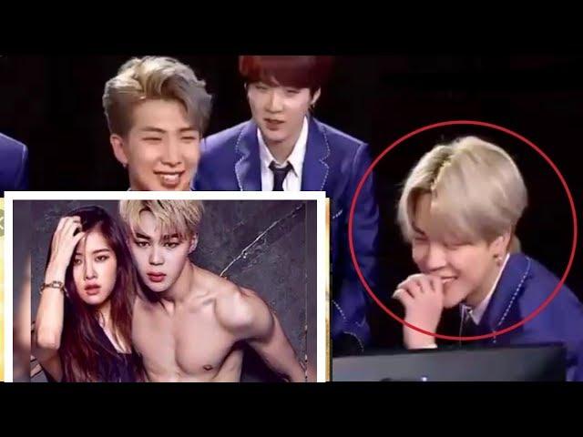 BTS reaction to ■JiRosé Video (Fan made) Rosé Jimin