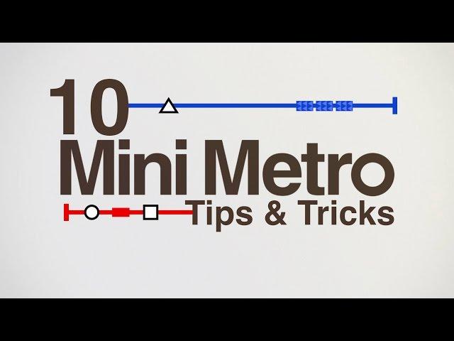 Mini Metro - 10 Tips & Tricks