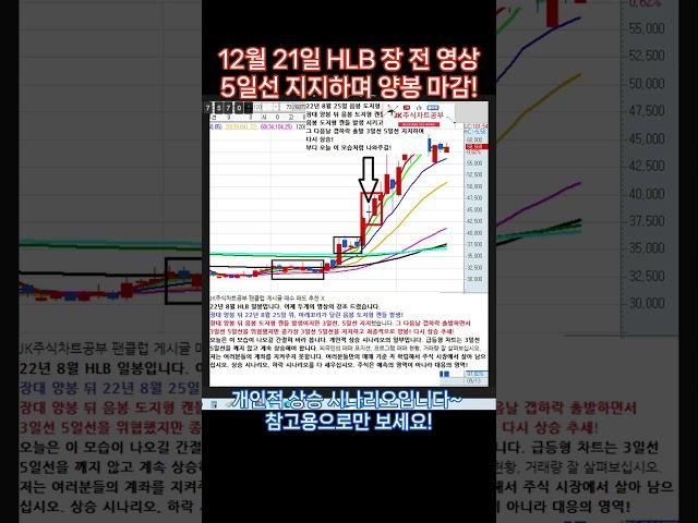 [HLB차트분석] #hlb #에이치엘비 #주가전망 #차트공부 #주식공부