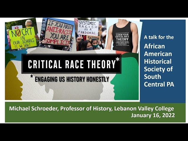 Critical Race Theory with Prof Michael Schroeder