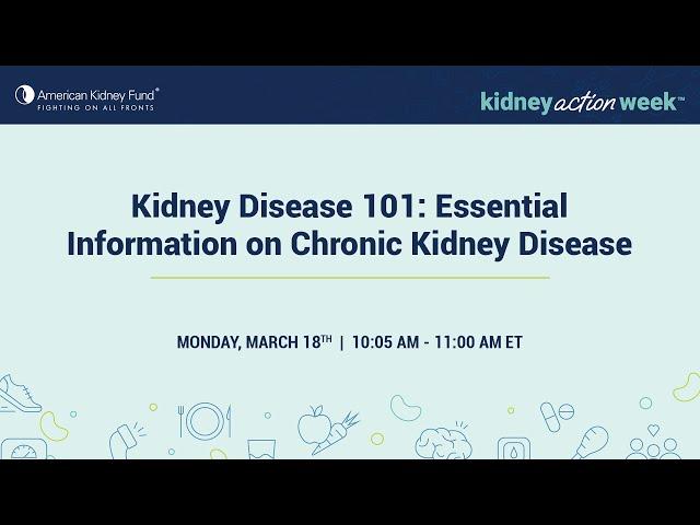 Kidney Disease 101: Essential Information on Chronic Kidney Disease | American Kidney Fund