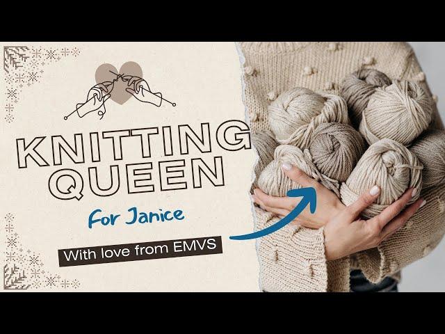 Knitting Queen - For Janice