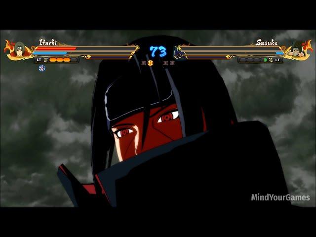 Itachi Storm 1 vs Sasuke - Naruto Storm Connections 4K 60FPS