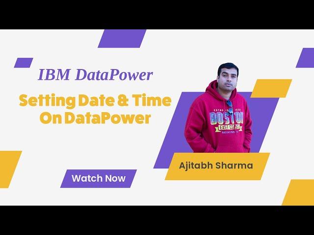 IBM DataPower - Configure Date and Time