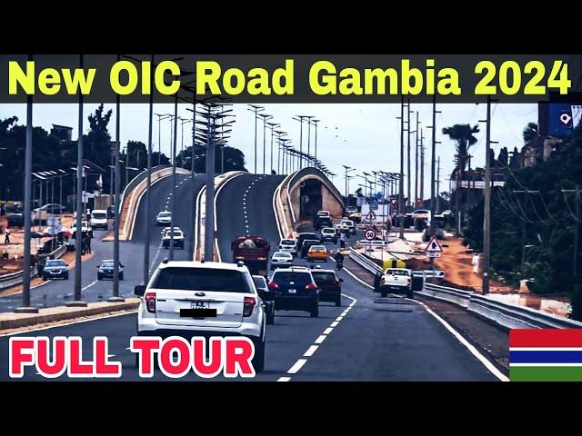 New OIC Road Gambia: Full Drive & Latest Developments from Sting Corner to Airport Junction 22km