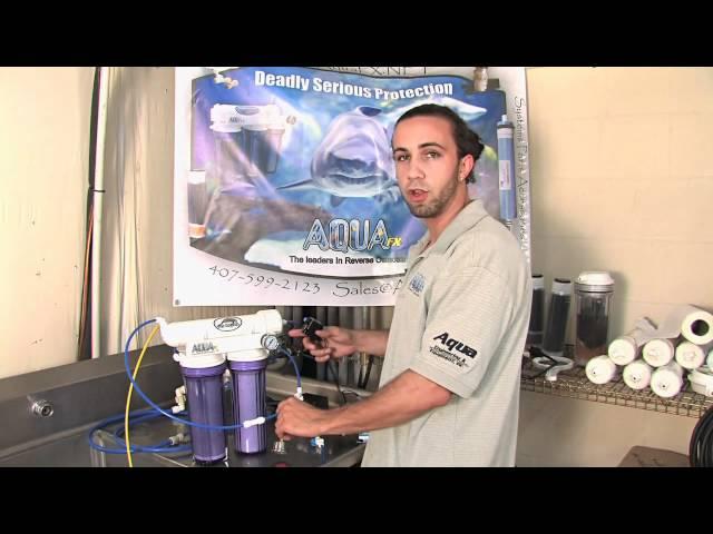 RO Booster Pump and Membrane Flush Kit Installation - AquaFX