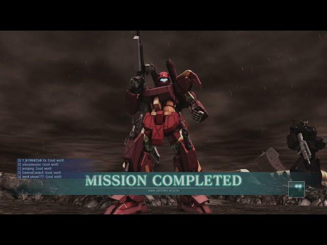 Gundam Battle Operation 2 -GBO 2- Ground battle – lvl 1 G-Line Full Custom