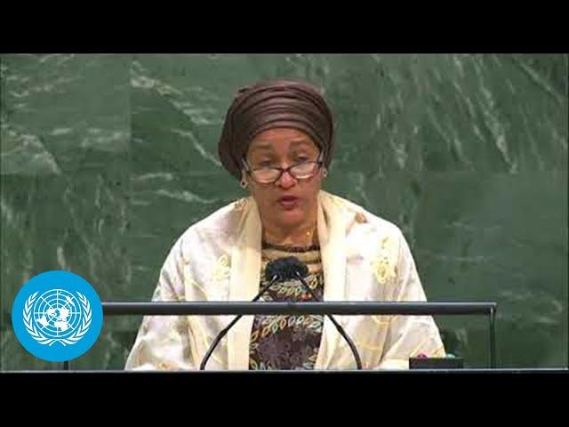 Amina J. Mohammed (Deputy Secretary-General) delivers tribute to the memory of Jovenel Moïse