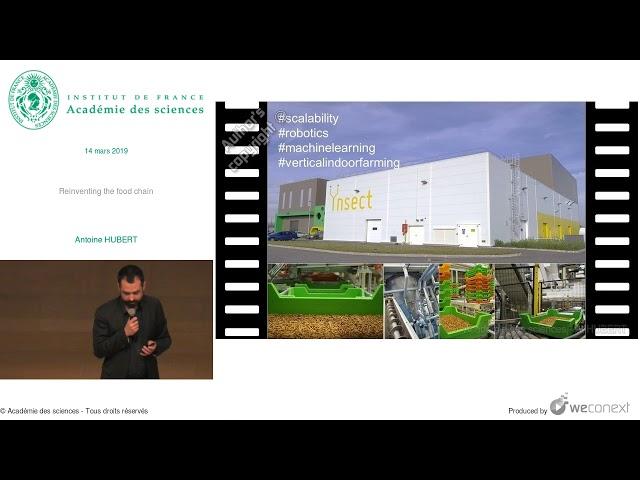 [Conférence] A. HUBERT - Reinventing the food chain