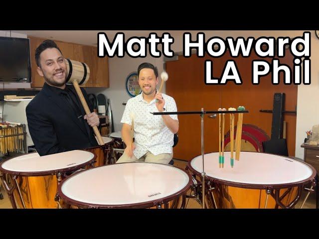 Matt Howard: Principal Percussionist of the Los Angeles Philharmonic