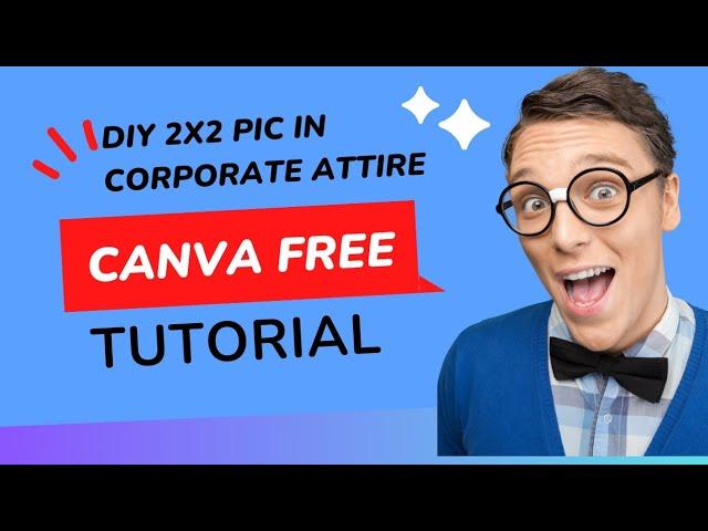 how to create  2x2 picture in corporate attire Video Tutorial