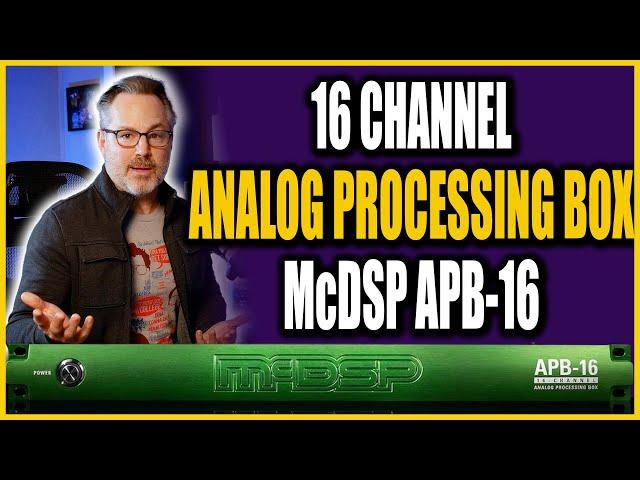 World's First Programmable ANALOG Processor - McDSP APB16 @McDSPTV
