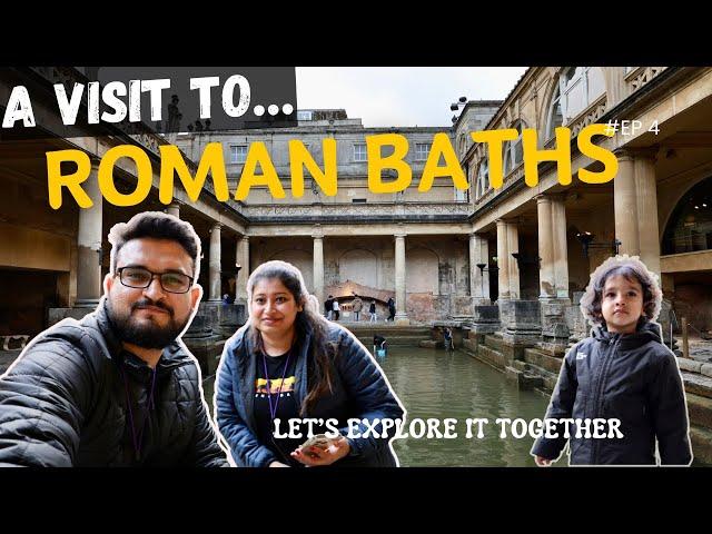 Discover the Amazing Roman Baths | Indian Food in Bath | UK Road Trip - England  | theMountainFam