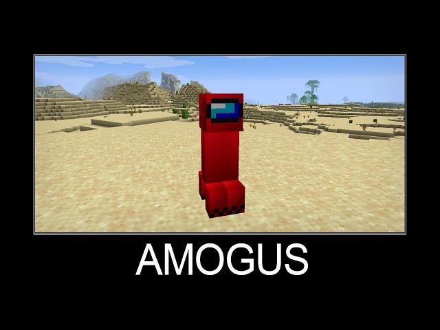 Minecraft wait what meme part 127 (Amogus)