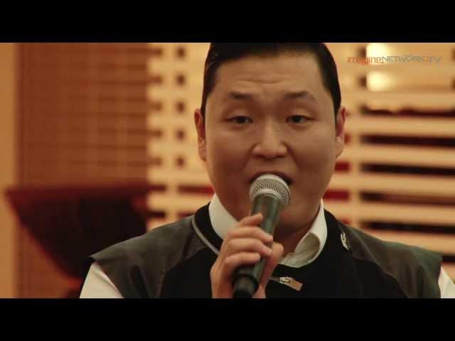 Psy - Press Conference for Social Star Awards Part 1