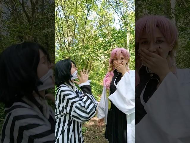 #demonslayer#cosplay#friends#bestfriends#couple#justfriends#mitsuri#obanai#hashira#kny#fyp#viral