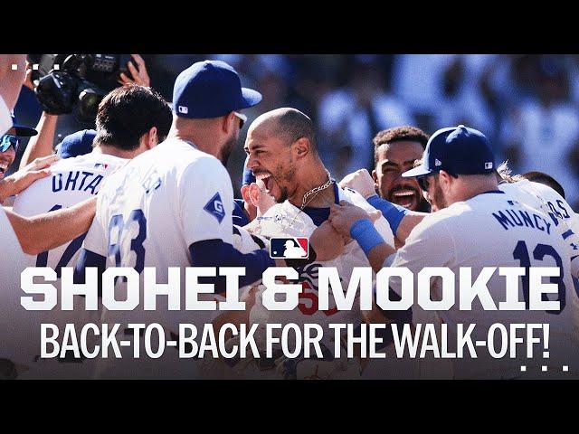 CRAZY DODGERS WALK-OFF! Shohei Ohtani & Mookie Betts HIT BACK-TO-BACK HOME RUNS to walk it off!