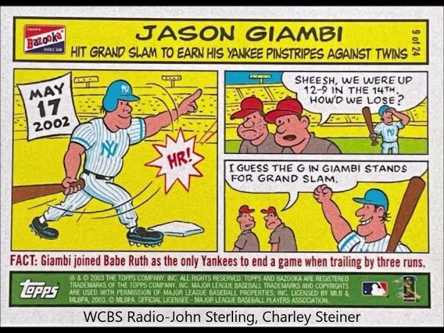 May 17, 2002-Twins vs. Yankees (WCBS Radio)