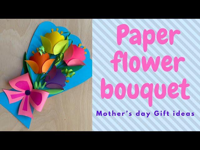 Paper Flower Bouquet For Mother’s Day | Mother’s Day Flowers | Mother’s Day Craft Ideas